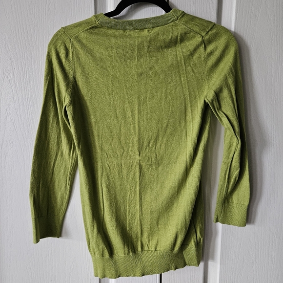 Banana Republic turtle green sweater, small - Picture 2 of 4